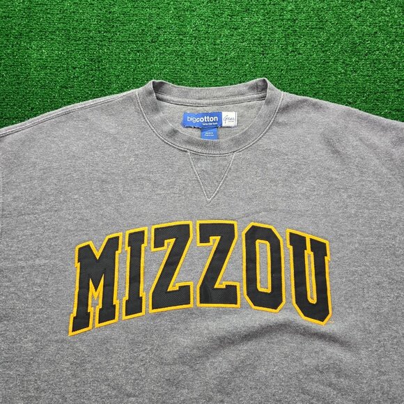 Missouri Tigers Sweatshirt Mens Large Gray Crewneck Pullover Mizzou NCAA College - Picture 2 of 7